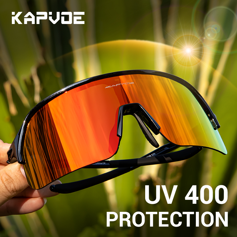Prix de gros 10,50 $US Lunettes de cyclisme Kapvoe K9412A UV400