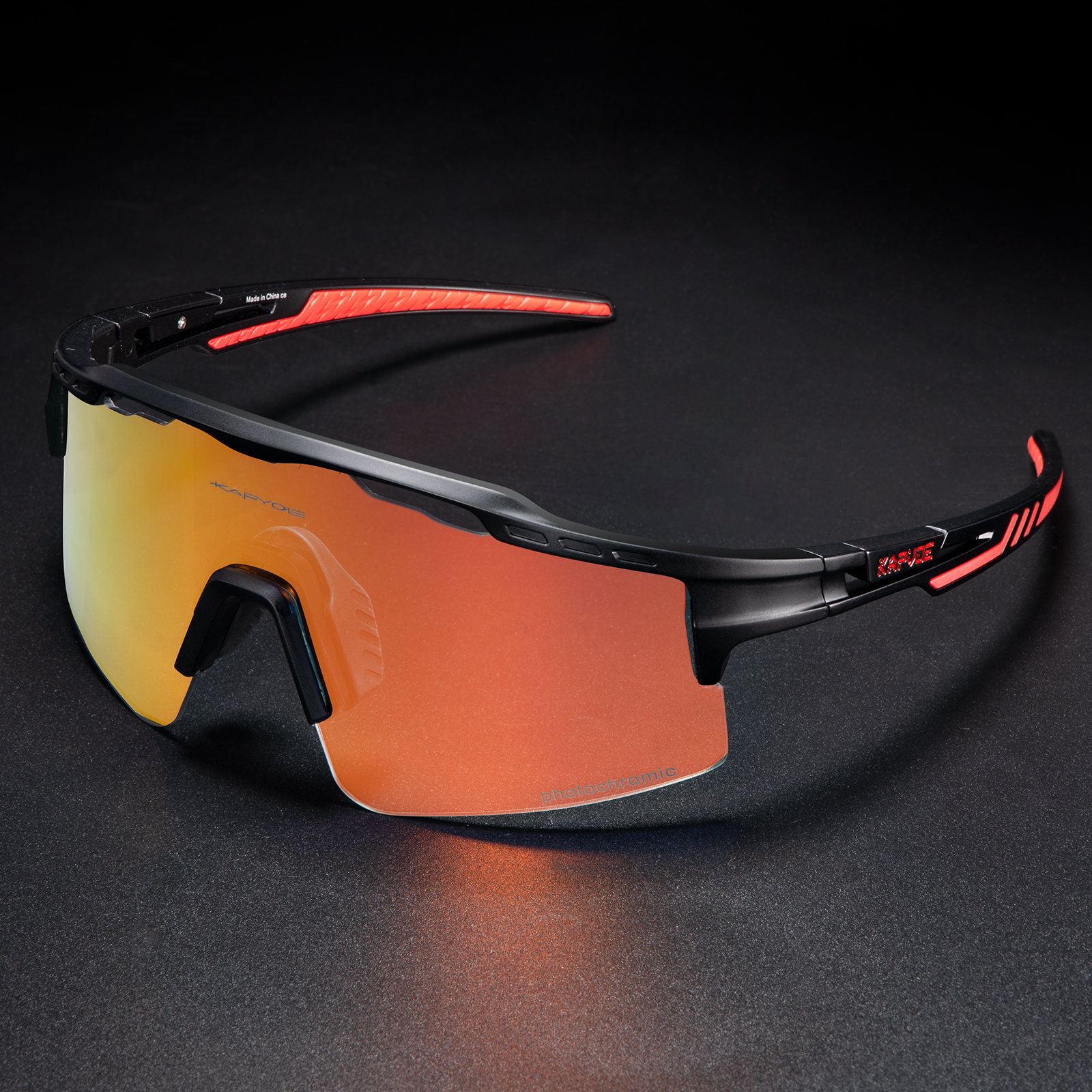 Prix de gros 11,90 $US Lunettes de cyclisme Kapvoe K75-PH-RE