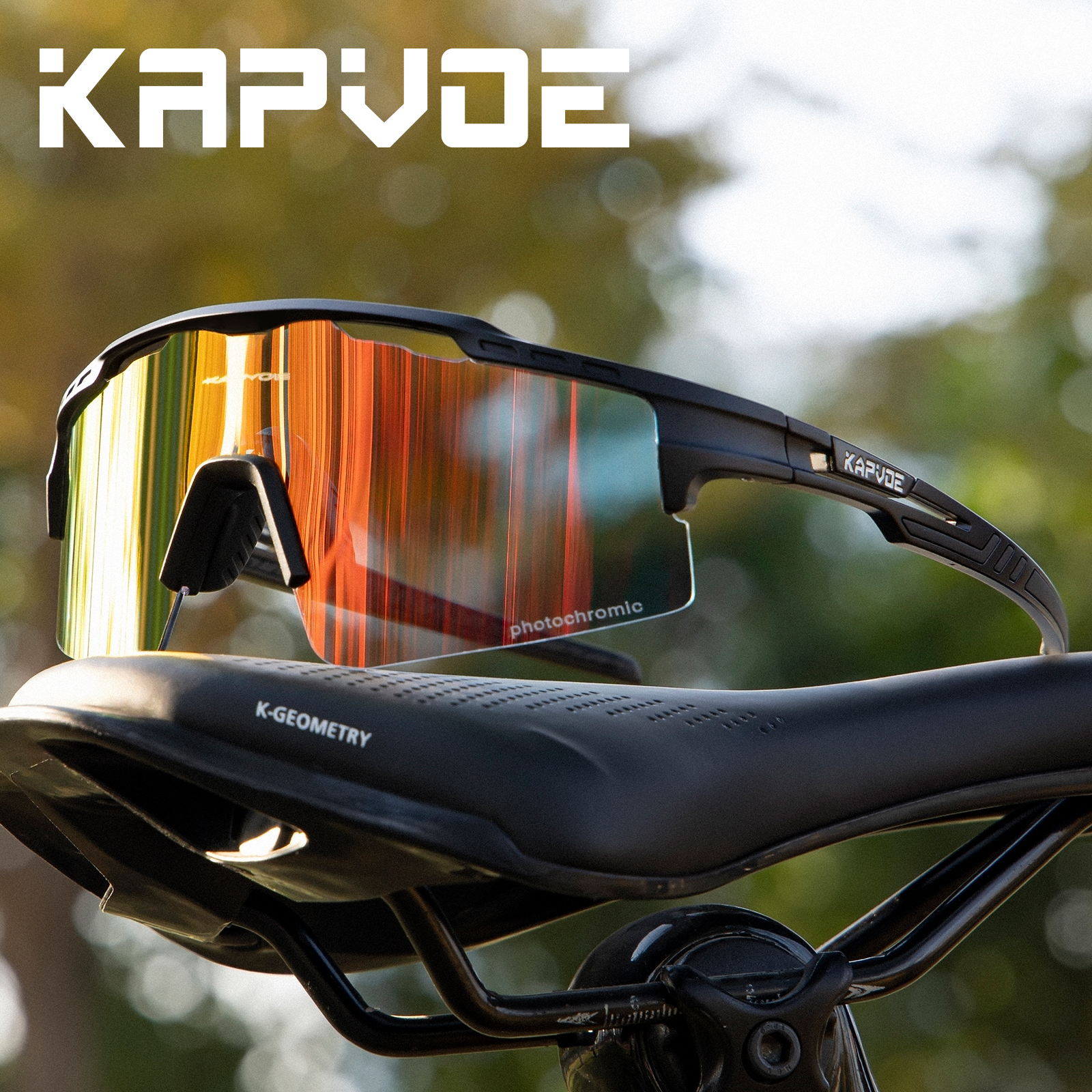 Prix de gros 11,90 $US Lunettes de cyclisme Kapvoe K75-PH-RE