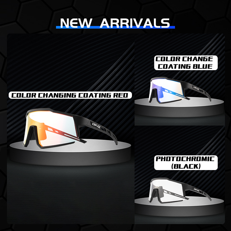 Prix de gros 12,90 $US Lunettes de sport photocromiques Kapvoe K9022 Fashion