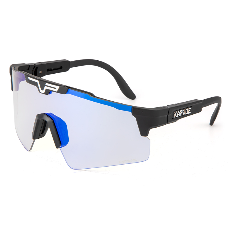 Prix de gros 13,00 $US Lunettes de cyclisme photochromiques Kapvoe K100-PH-REVO