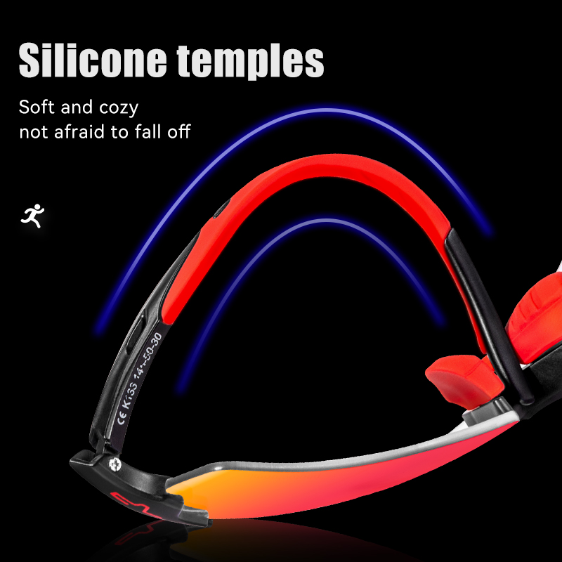 Prix de gros 14,90 $US Lunettes de cyclisme Kapvoe K133-PH-RE