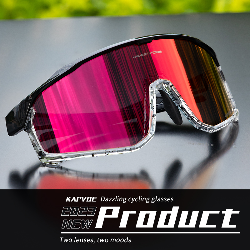 Prix de gros 15,00 $US Lunettes de sport coupe-vent Kapvoe K93-PH-REVO