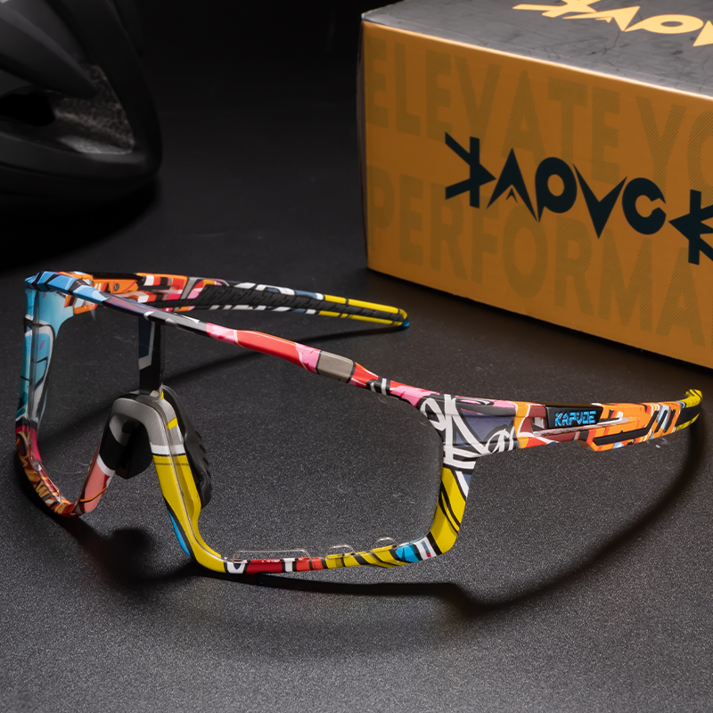 Prix de gros 15,20 $US Lunettes de sport photochromiques Kapvoe K76-PH