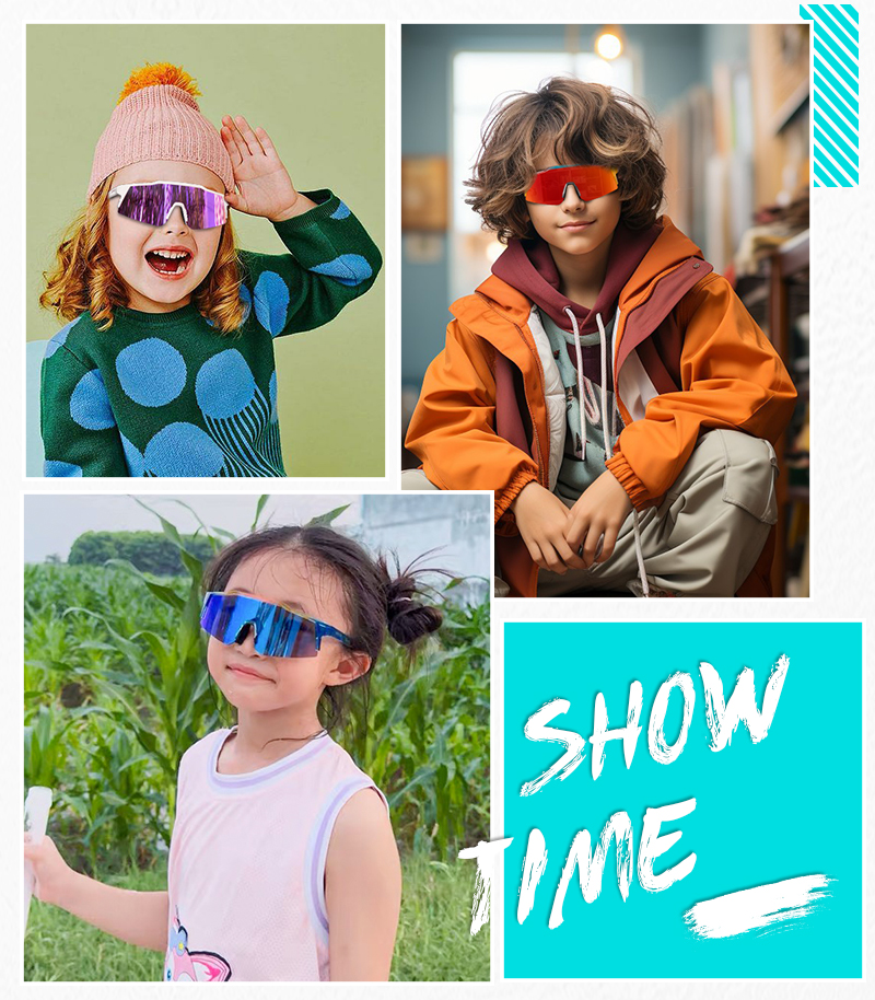 Prix de gros 7,50 $US Lunettes de sport pour enfants Kapvoe K9028