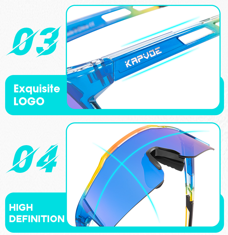 Prix de gros 7,50 $US Lunettes de sport pour enfants Kapvoe K9028