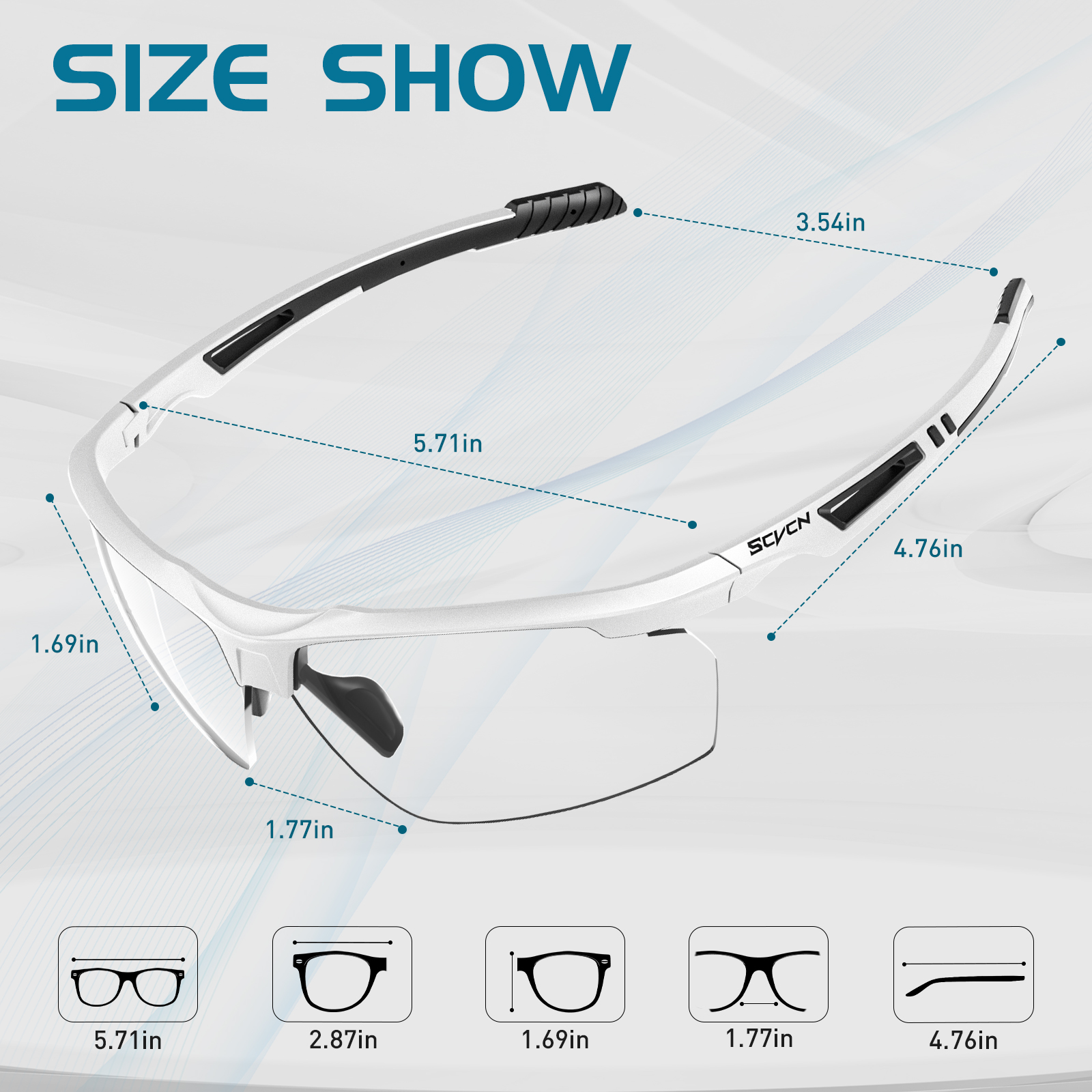 Prix de gros 7,50 $US Lunettes de sport polarisées et photochromiques SCVCN S86