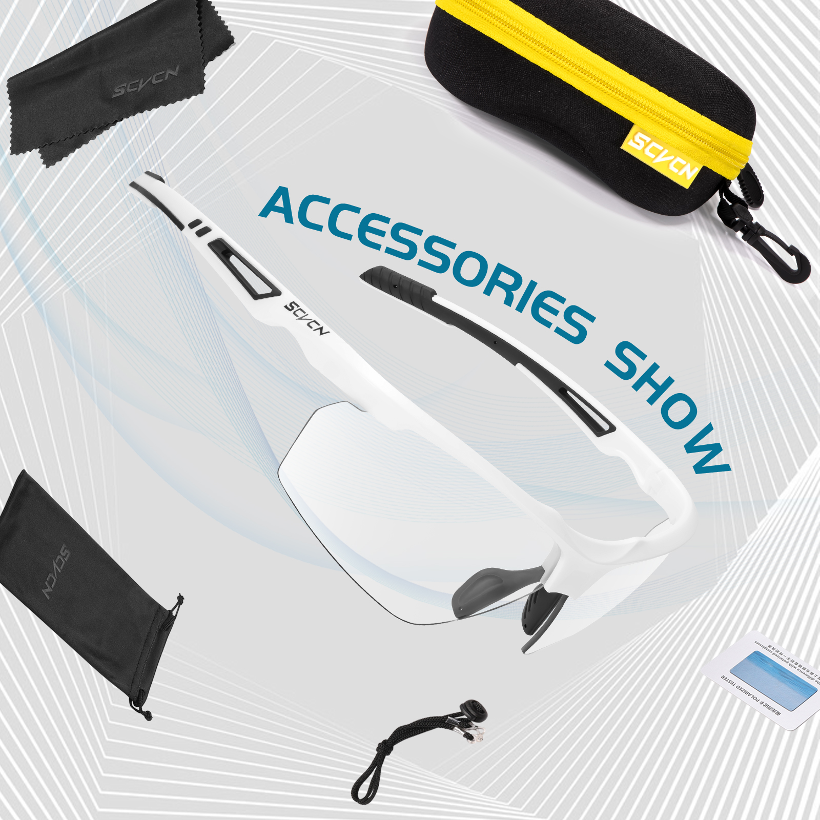 Prix de gros 7,50 $US Lunettes de sport polarisées et photochromiques SCVCN S86