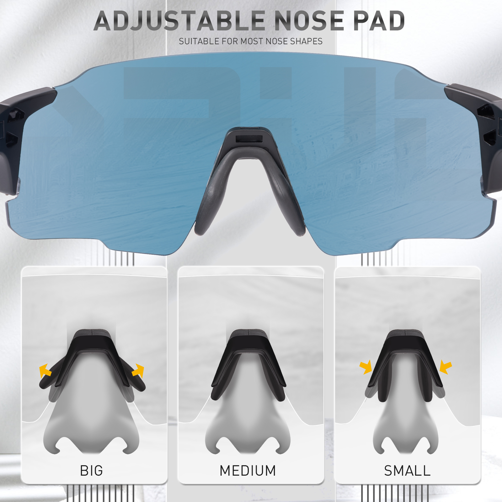 Prix de gros 8,00 $US Lunettes de sport polarisées en plein air Kapvoe K92-Q