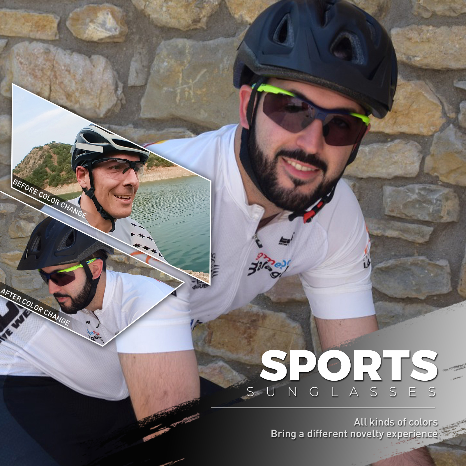 Prix de gros 9,80 $US Lunettes de soleil Kapvoe S86-PH