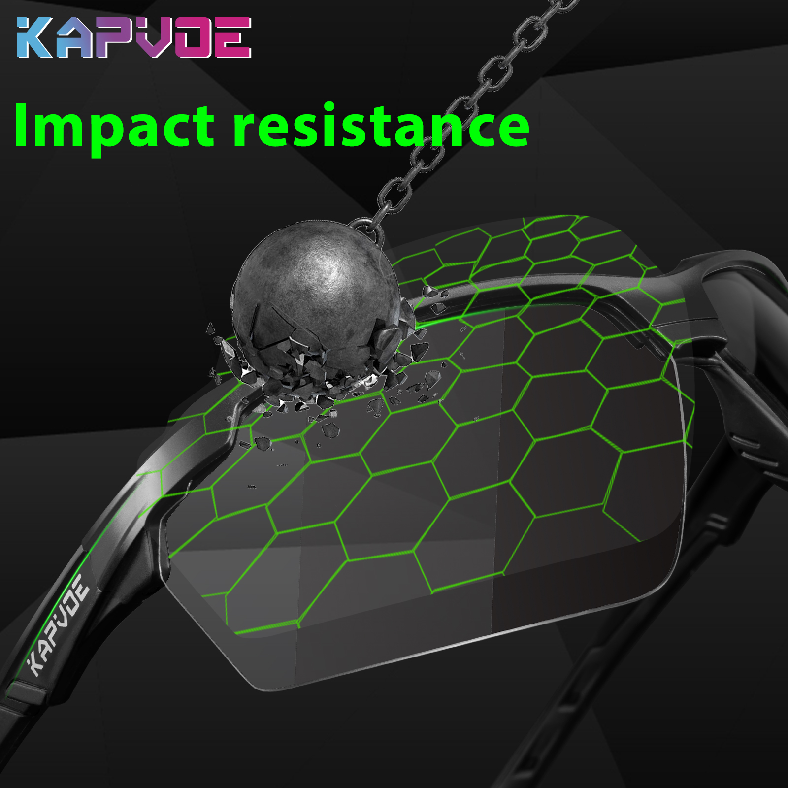 Prix de gros 9,90 $US Lunettes de soleil Kapvoe K87-PH